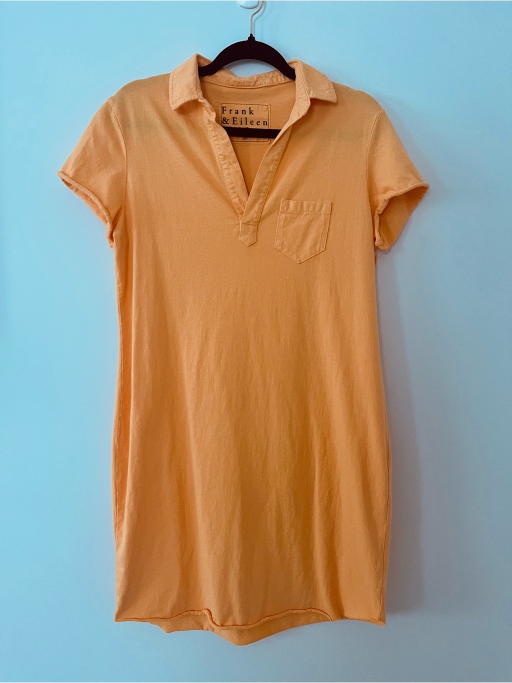Frank & Eileen Lauren Tangerien Shirt Dress Size M